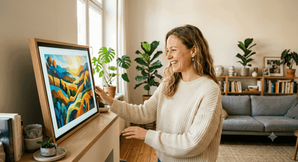 Das lebendige Bild Warum digitale Kunstrahmen das coolste Trend-Geschenk des Jahres sind (2026)
